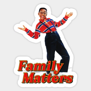 family matters black melanin Sticker